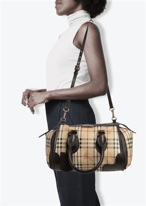 burberry haymarket small gladstone tote women's|Burberry Small Haymarket Check Gladstone Tote .